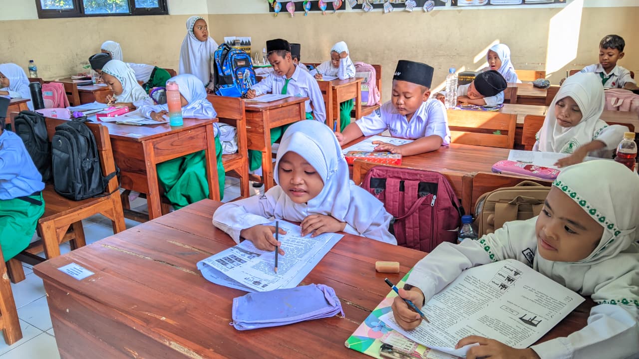 Sambut Akhir Tahun Ajaran, MI Darussalam Gelar Penilaian Sumatif Akhir Semester (PSAS)